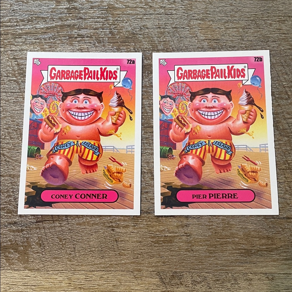✨10/$10 GPK SALE✨ Garbage Pail Kids GPK Go on Vacation Base 72a and 72b